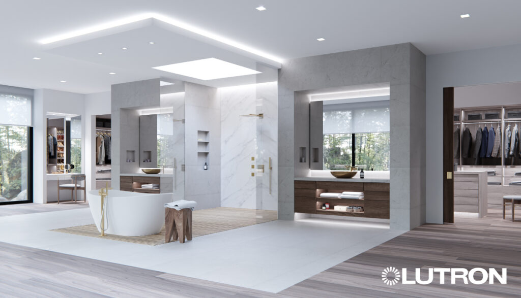 Bathroom Lighting by Lutron